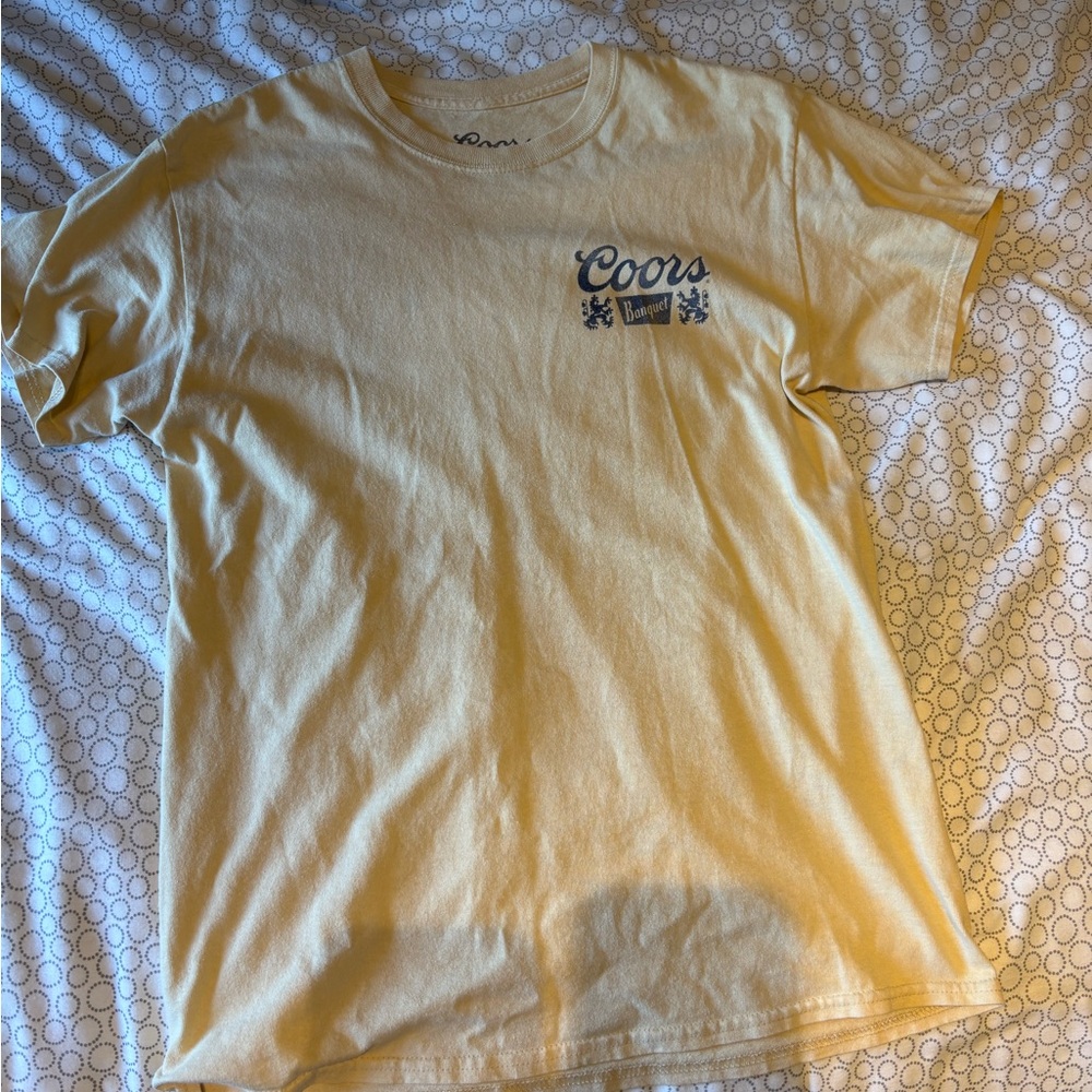 Coors Light Yellow T-Shirt for Men
